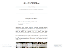 Tablet Screenshot of hellorousseau.com